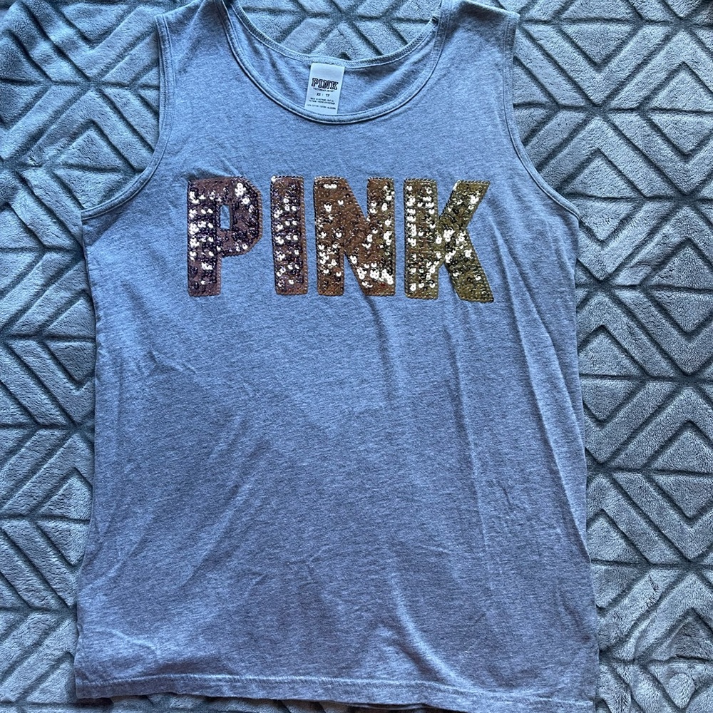 Pink Victoria’s Secret tank top